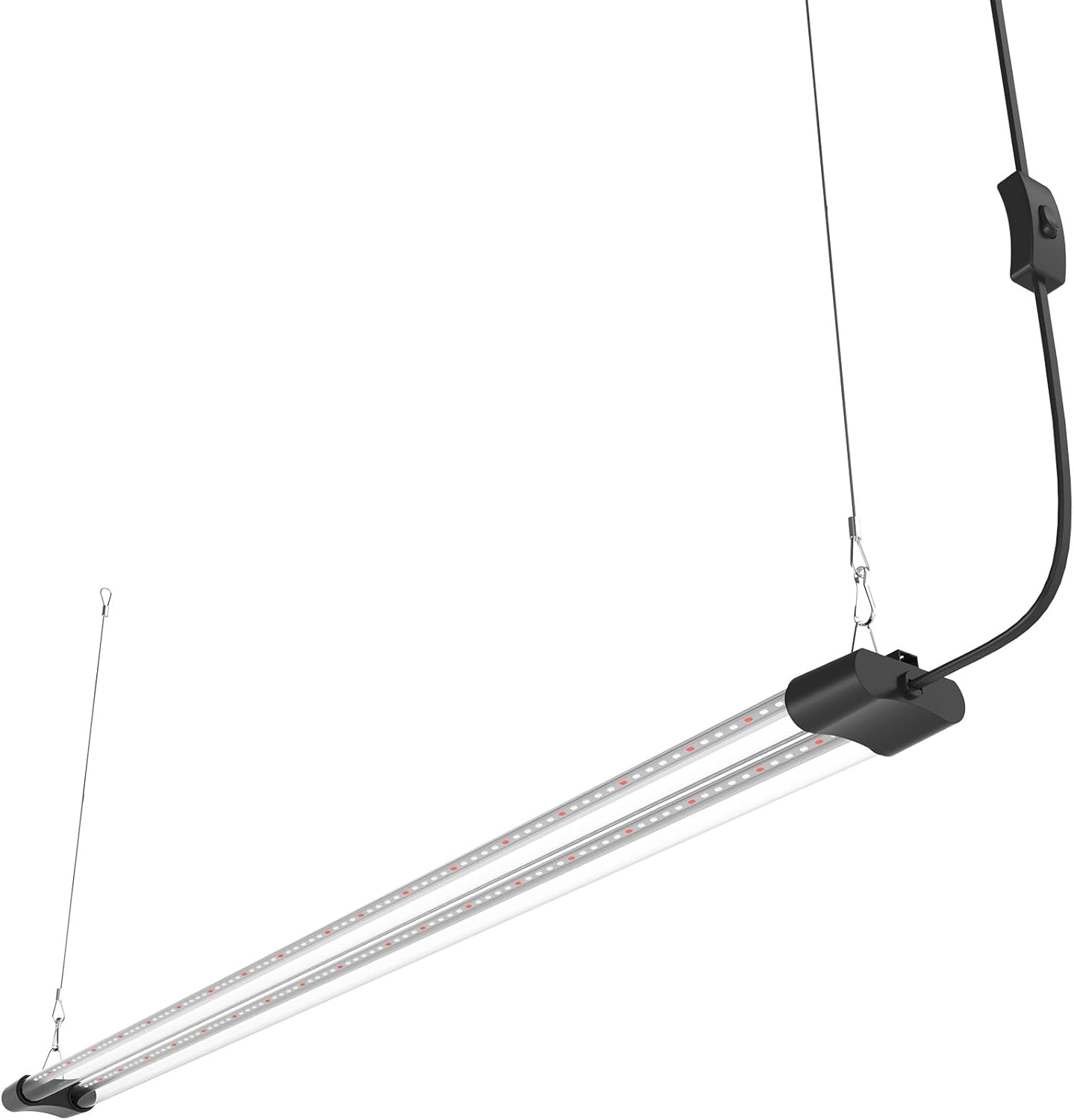 LED Grow Light Full Spectrum Light Linkable 5000K Daylight + 660nm Red Indoor Plant Lighting Fixture (4 FT)