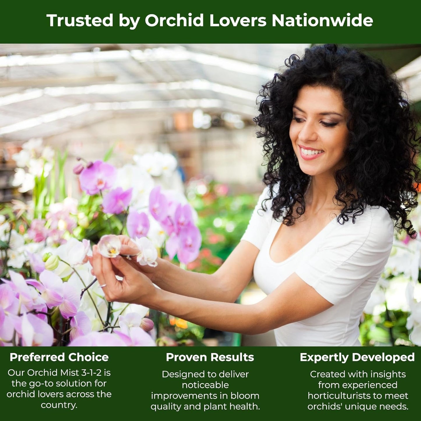 Premium Orchid Plant Food Mist ā Orchid Fertilizer Spray ā Orchid Food Fertilizer for Blooming ā Orchid Plant Care Formula 3-1-2 ā Ready-to-Use (16 OZ)