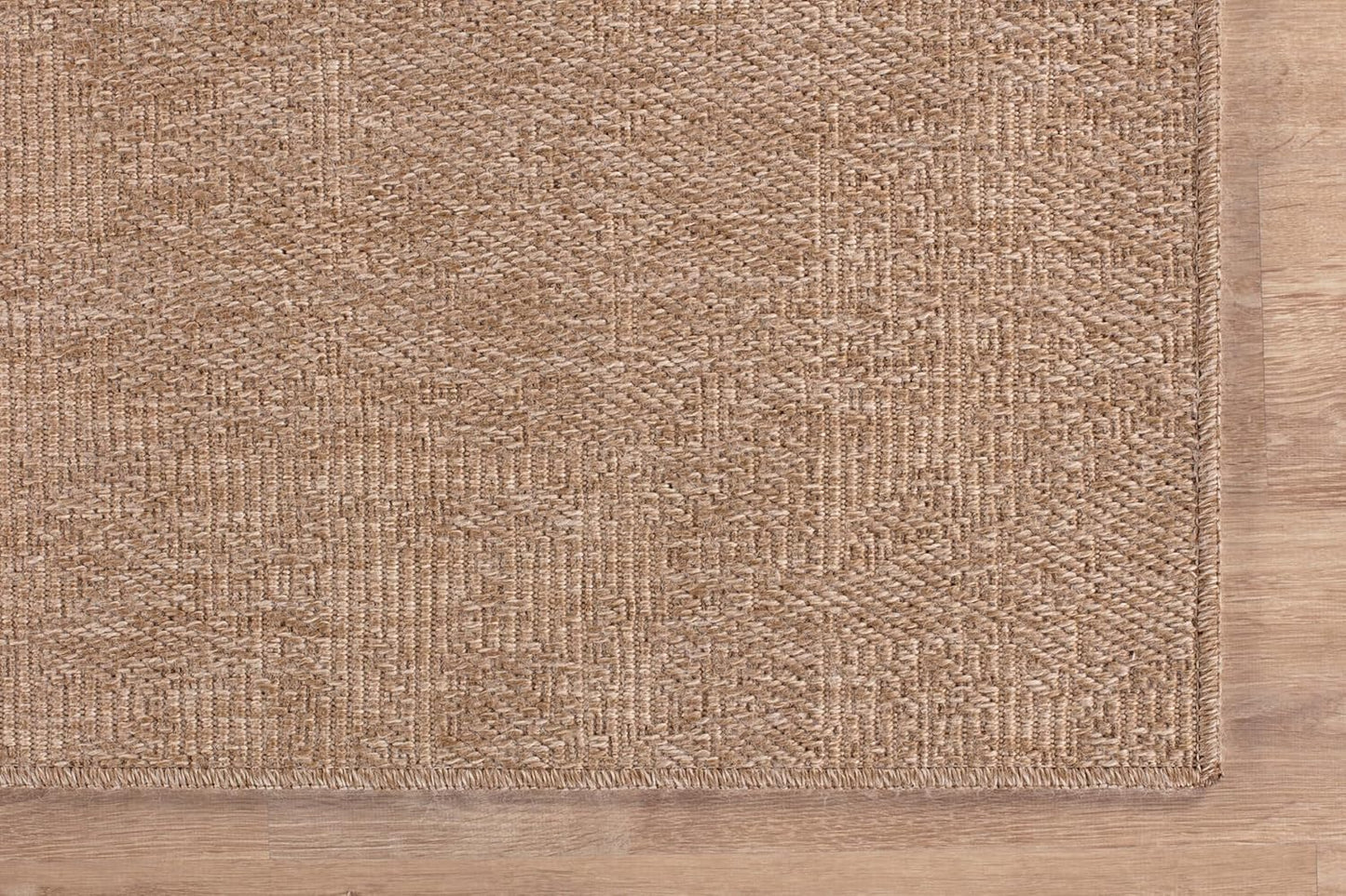 Washable Easy Jute Rug 2x3, Indoor Outdoor Doormat Natural Color Farmhouse Area Rugs for Living Room, Kitchen Rug High Traffic Area, Easy Clean Solid Boho Woven Design Outside Carpet (2 X 3 Natural)