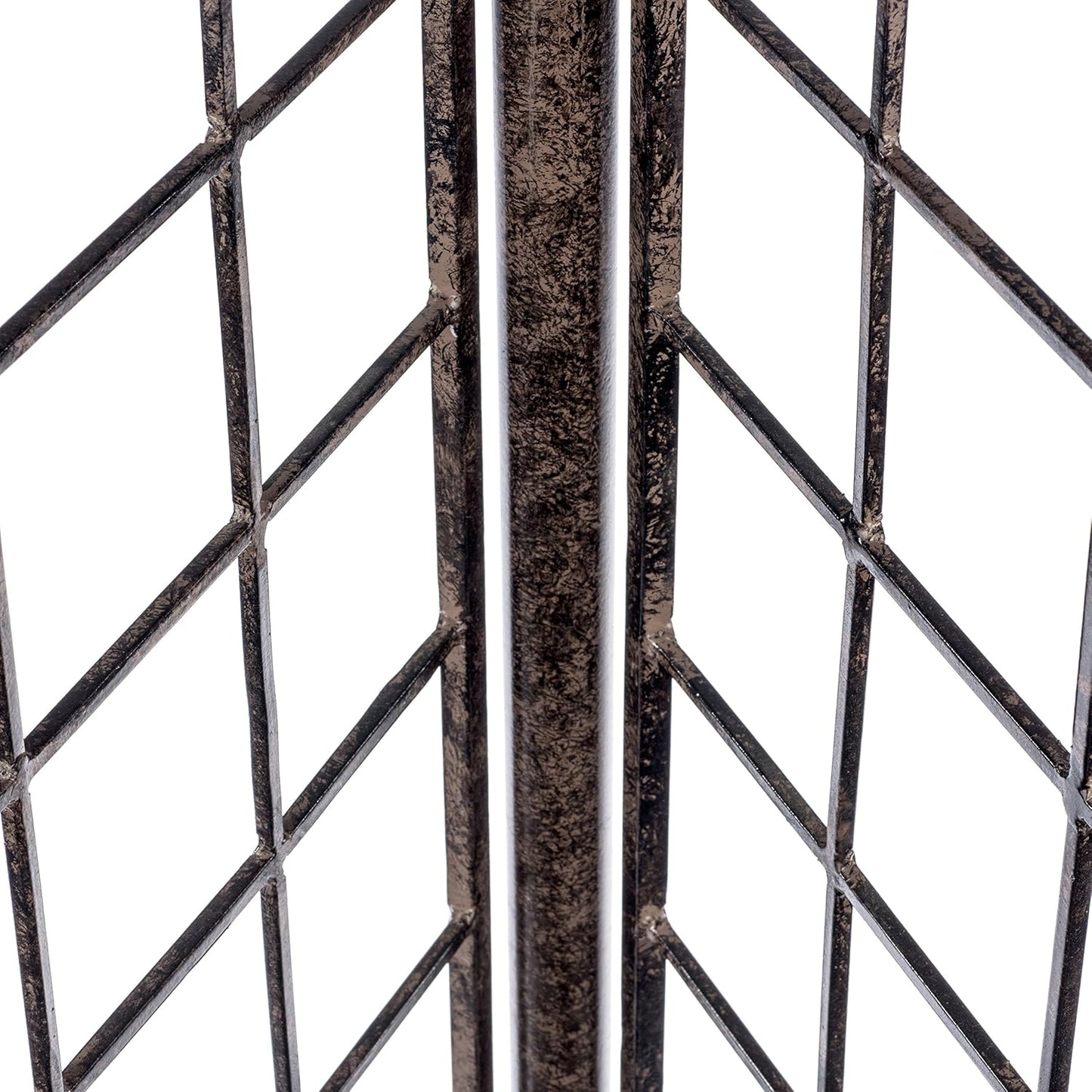 H Potter Metal Garden Screen Trellis for Climbing Plants for Privacy Garden Flowers Vines Roses Clematis