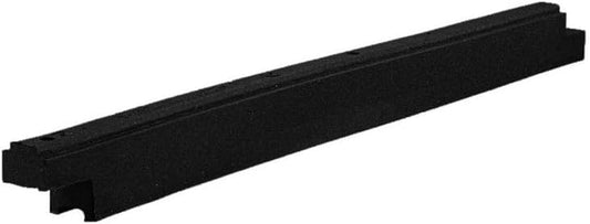 Playsafer Rubber Playground Border Edging Kit, 6' Flexible Heavy Duty Rubber Interlocking Playground Timber, No Dig Easy to Install (Black, 16 Pack)