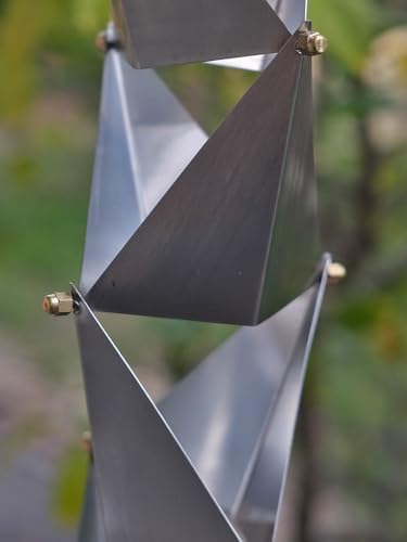 Nutshell Stores Origami Rain Chain - Stainless Steel - 12 Feet