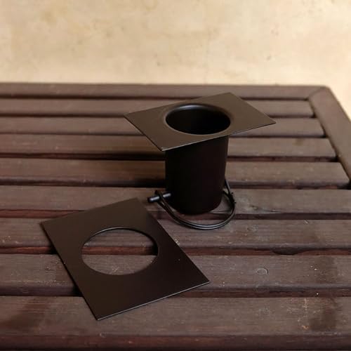 Nutshell Stores Flower Cups Rain Chain - Bronze - 13 Feet