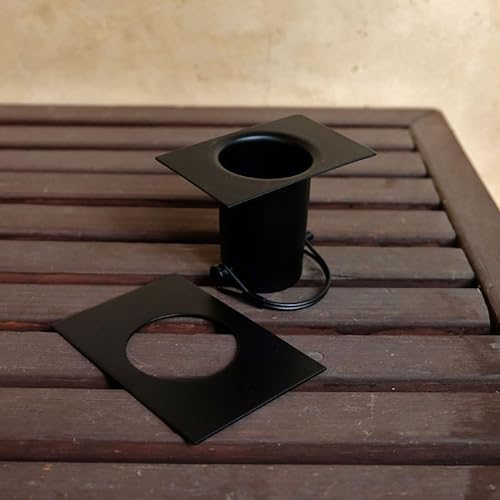 Nutshell Stores Double Loops Rain Chain - Black - 17 Feet