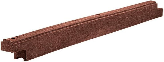 Playsafer Rubber Playground Border Edging Kit, 6' Flexible Heavy Duty Rubber Interlocking Playground Timber, No Dig Easy to Install (Neutral Brown, 6 Pack)