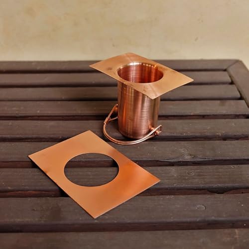 Nutshell Stores Origami Rain Chain - Copper - 13 Feet