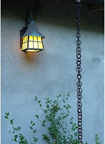 Nutshell Stores Double Loops Rain Chain - Black - 20 Feet