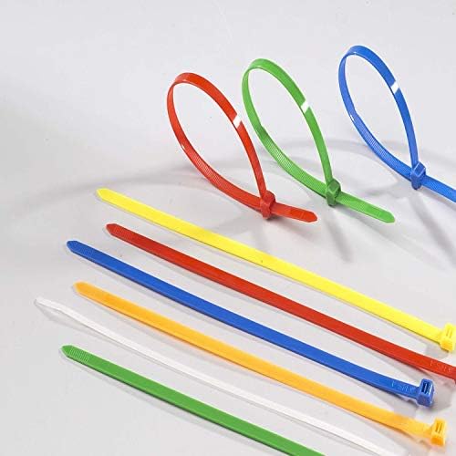 4 Inch Green Zip Ties (1000 Pieces), 18lb Strength, Nylon Cable Wire Ties