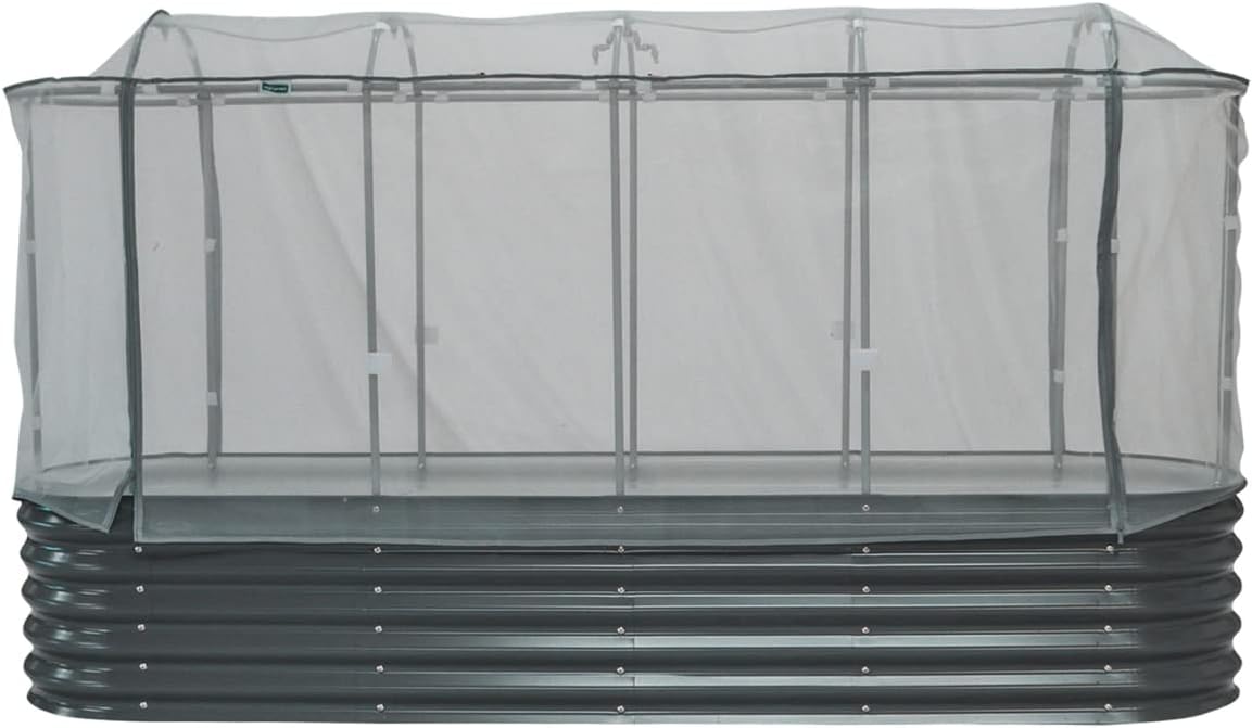 Vego garden Cover System for 3.5' Round Garden Bed