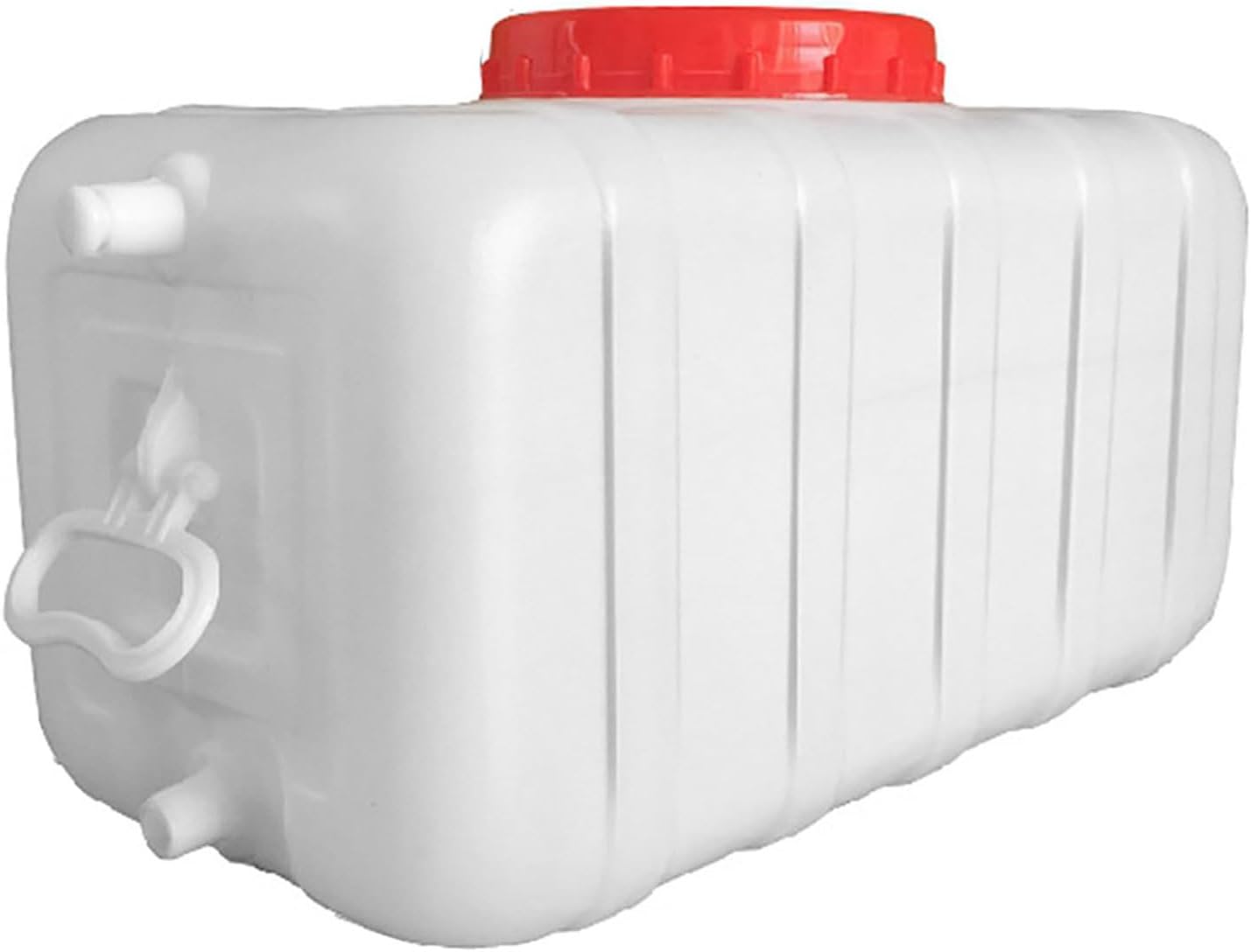 Water Storage Tank for Camping, Plastic Water Containers with Spigot for Emergency Water Storage Household Outdoor Camping Hiking Self-Driving Tour(Size:25L)