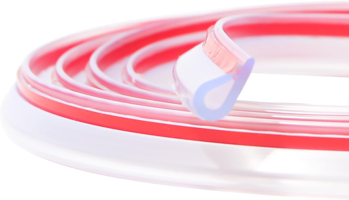 Car Door Edge Guards, Car Door Edge Protectors, U Shape Edge Trim Rubber Seal Protector for Most Car Doors, Hatches, Lockers, Panels (10Ft, Clear)