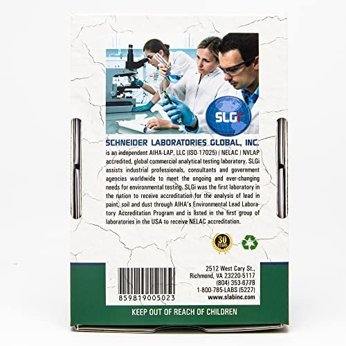 Lead Test Kit in Paint, Dust, or Soil 10PK (Sameday) Schneider Labs (Overnight Return Shipping)