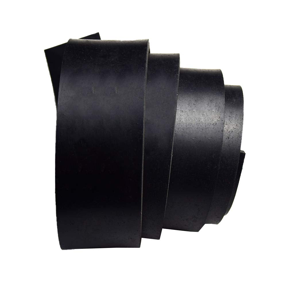 DOBTIM Neoprene Rubber Strips 1/4 (.250)" Thick X 2" Wide X 30" Long, Solid Rubber Rolls Use for Gaskets DIY Material, Supports, Leveling, Sealing, Bumpers, Protection, Abrasion, Flooring, Black