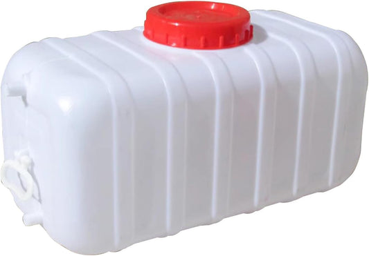 Water Tank Thick Water Containers Plastic Water Tank Water Storage Containers Outdoor Portable Hand Bucket Camping Hiking(Size:30L)