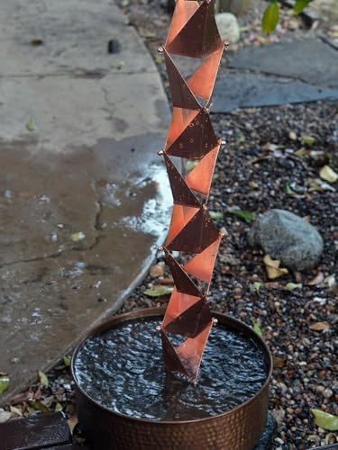 Nutshell Stores Origami Rain Chain - Copper - 10 Feet