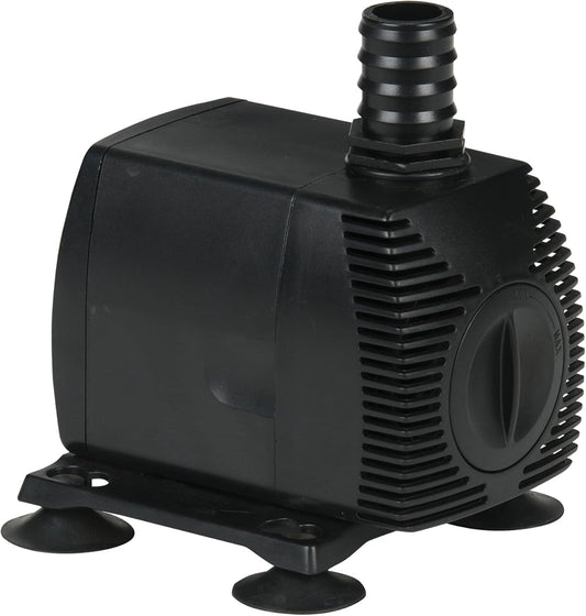 Little Giant PES-1000-PW 115-Volt, 1150 GPH Magnetic Drive Fountain/Pond Pump with 15-Ft. Cord, Black, 566722