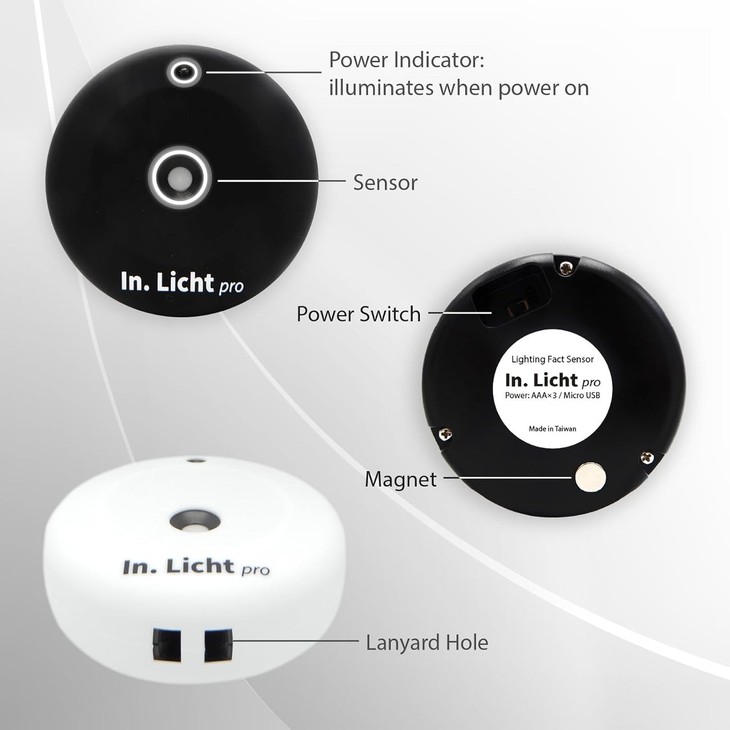 Pro Handheld EML Light Meter Sensor Lumens Lux Color Temperature CCT Contrast Uniformity Measurement for Architecture Interior Lighting Design Well Healthy Building Standard V2 Compliance