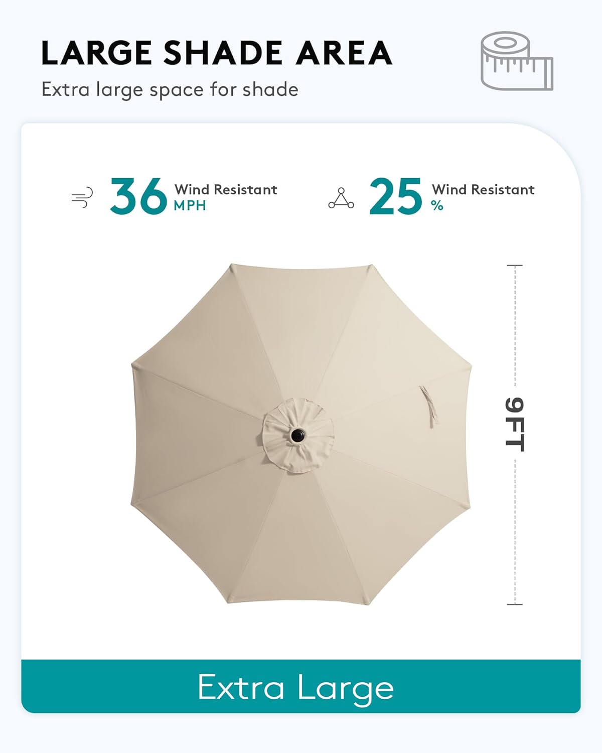 SERWALL 4 Pieces Outdoor Patio Bar Set with 9ft Umbrella, Outdoor HDPE Barstool and Table Furniture Set with Patio Umbrella, White