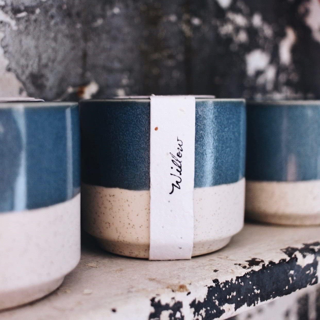 The Growing Candle, Wild Flower Scented, 8.5oz Ceramic Pot, Single Wick Aromatherapy Candles, 100% Soy for Women and Men, Willow