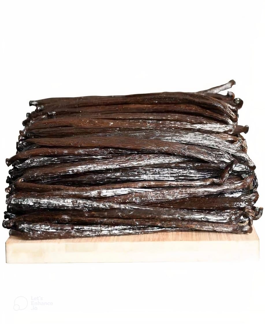 Uganda Vanilla Beans by Pearl Organic Vanilla - 50 Organic Whole Grade A Pods for Homemade Vanilla Extract, Baking & Brewing