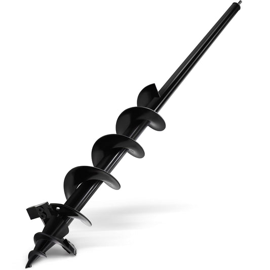 SYITCUN Auger Drill Bit for Planting - 3"X36" Heavy-Duty Garden Auger Spiral Drill Bit - Bulb Planter Tool & Auger Post Hole Digger - 3/8" Hex Drive Drill
