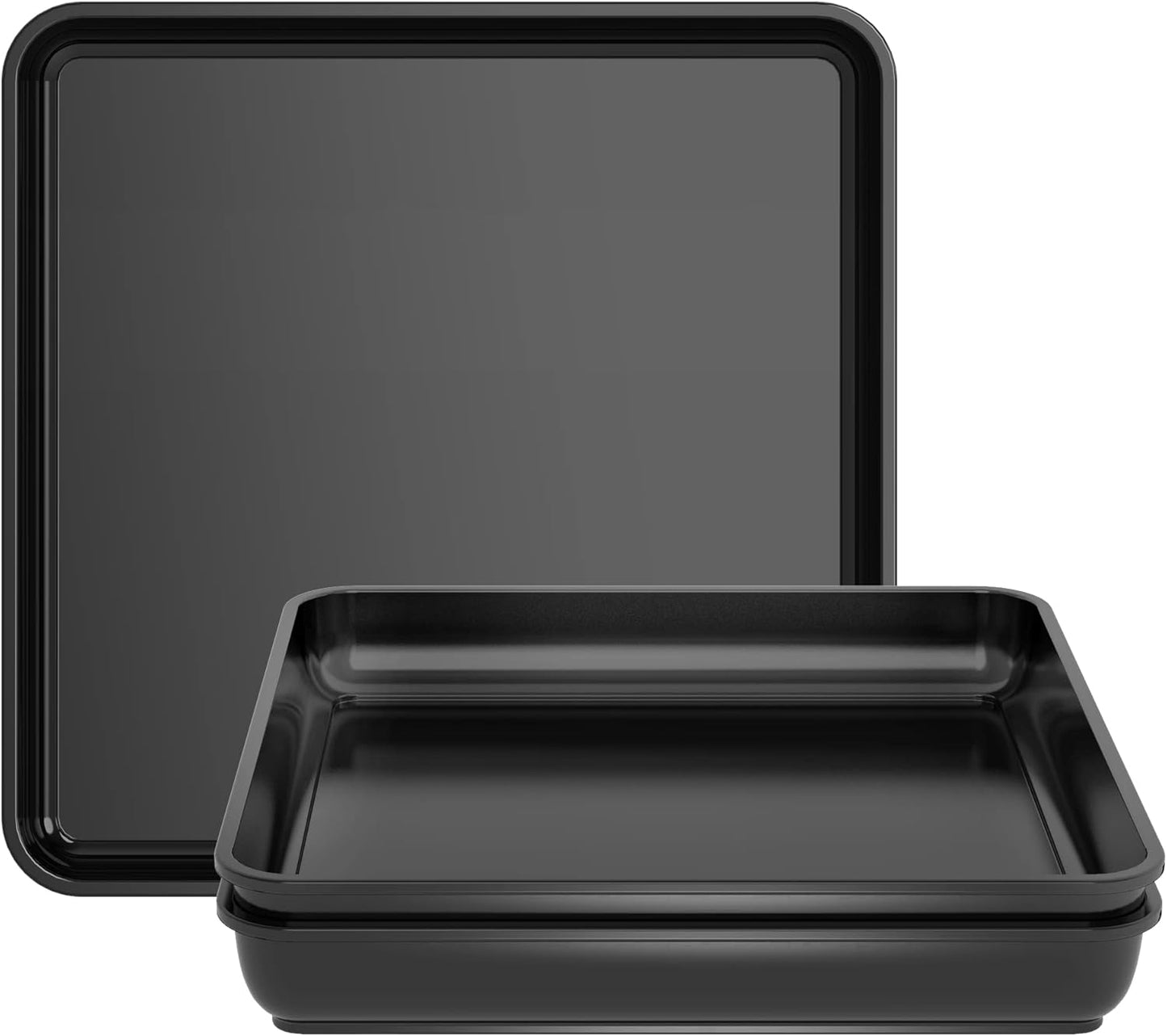 WAYNHUI Square Plant Saucer 6/8/10/12/14/16/18/20inches Square Plastic Basin Tray Large/Small Water Receiving Tray