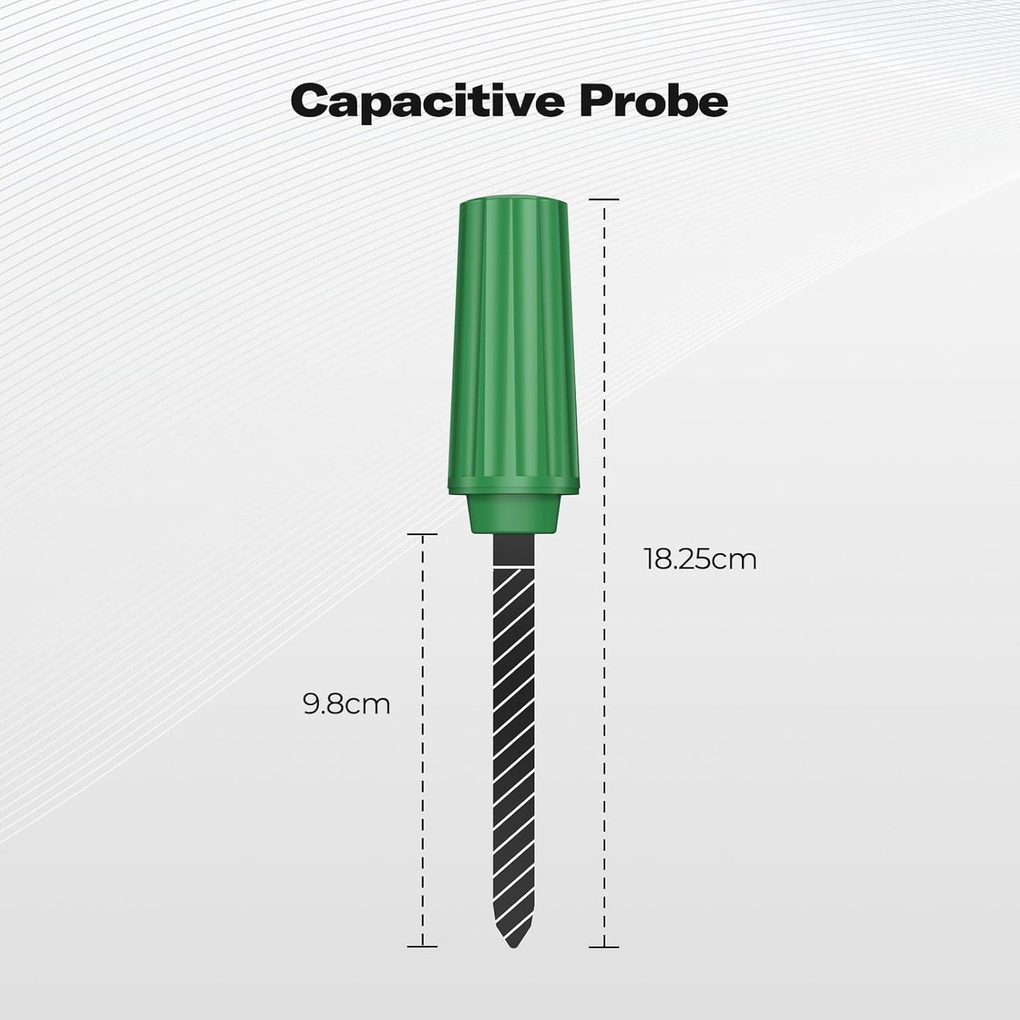 THIRDREALITY Smart Soil Moisture Sensor,Zigbee hub Needed,Accurate Measure,Capacitive Probe,Moisture/Temperature Meter for Garden Planting,Compatible with Homey,Hubitat, SmartThings,Home Assistant