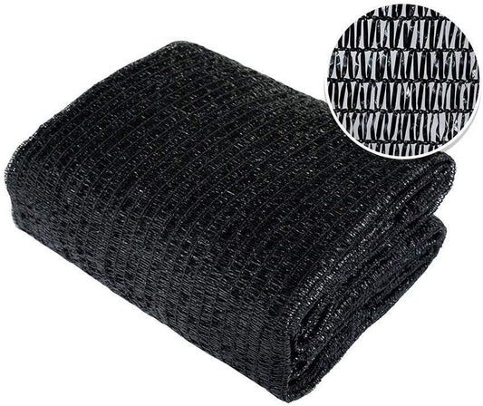 Agfabric 30% Sun-Block Shade Cloth Net Mesh Shade with Clips for Garden Patio&Plants, 6x12ft Black