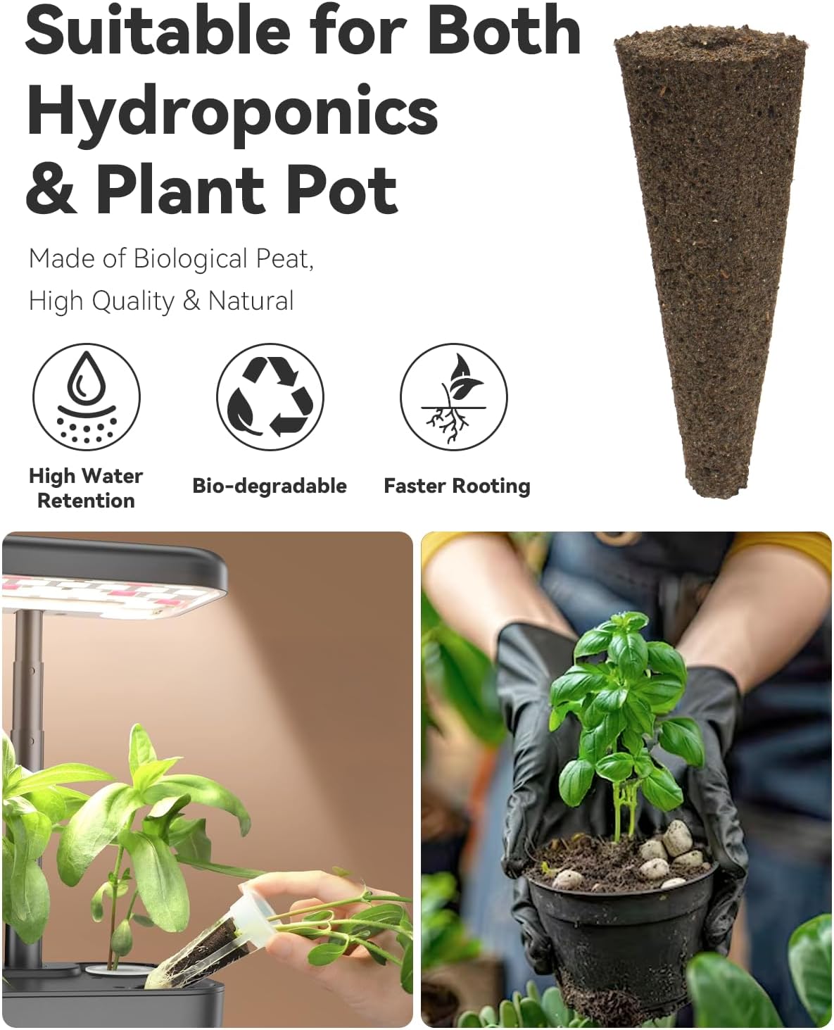 LYKOCLEAN 24 Pods Flower Seed Kit Compatible with AeroGarden Hydroponics Growing System, Indoor Garden Starter Set with Lavender, Sunflower, Petunia and Marigold