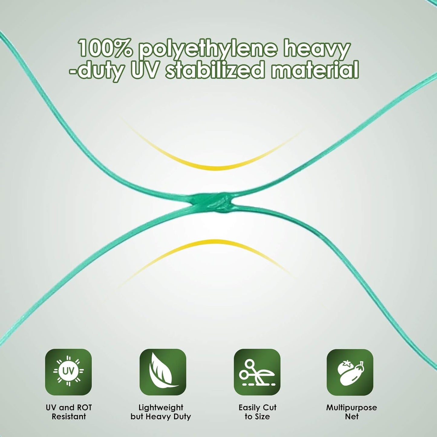 13X40Ft Bird Netting for Garden Protect Vegetable Plants and Fruit Trees,Plastic Trellis Netting for Birds, Deer,Squirrels and Other Animals