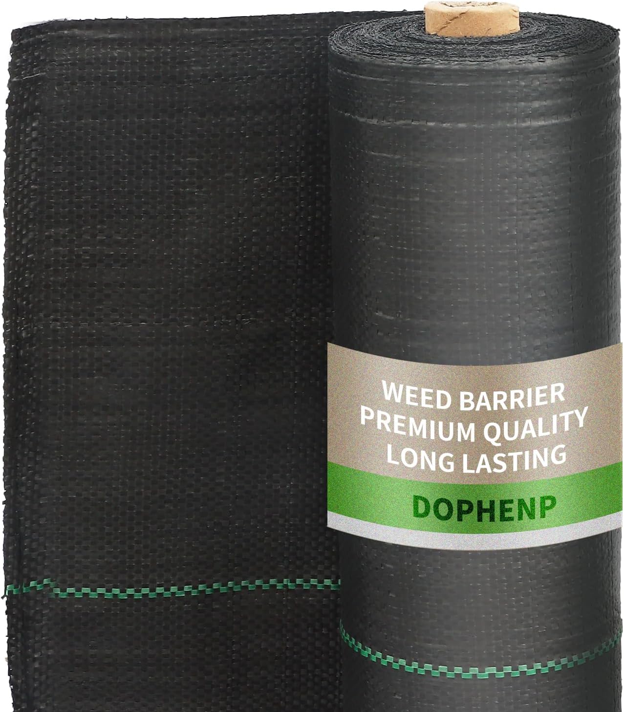 3x100ft 3.2OZ, Weed Barrier Landscape Fabric Heavy Duty, Woven Weed Control Fabric, High Permeability Good for Flower Bed, Geotextile Fabric Underlayment, Driveway (3ft*300ft)