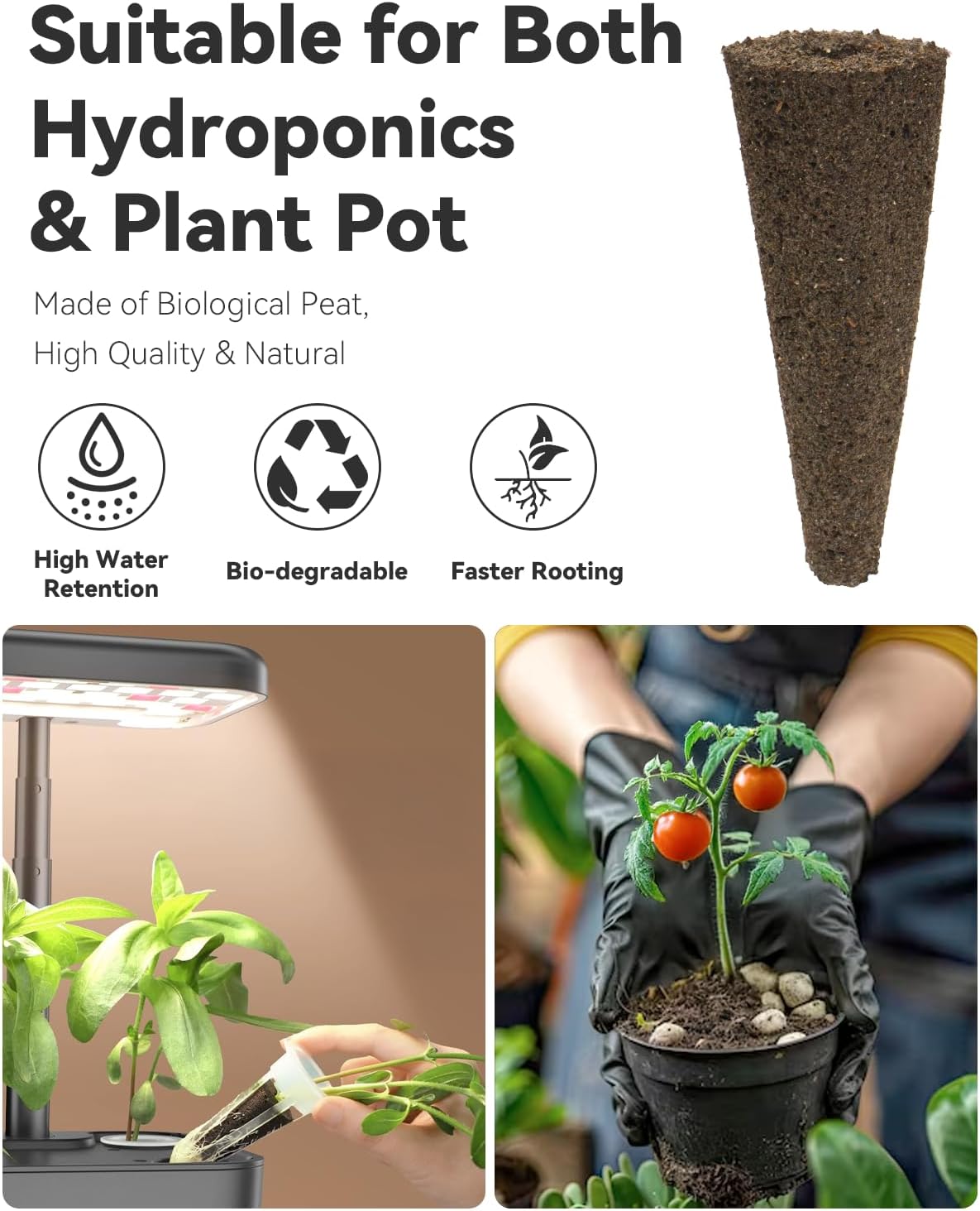 Fruits Seed Pod Kit for AeroGarden, Ahopegarden, iDoo, GARDENCUBE, MUFGA with Strawberry, Cucumber, Red/Golden Cherry Tomato, Compatible with All Indoor Hydroponics Growing System, 24-Pod