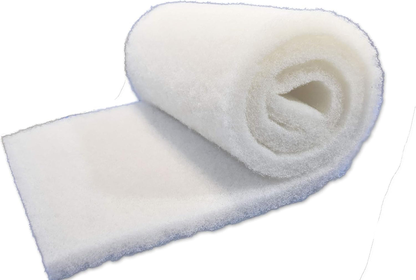 Beige Coarse Filter Media, 2" Thick, 16" x 56" Roll, Perfect for Aquariums, Ponds or Water Gardens, Made in USA