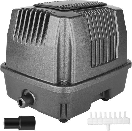 Linear Air Pump for Aeration, 635GPH Septic Air Pump Pond Aerator for Koi Pond, Aquarium, Waste Treatment, Fish Farm, Seafood Restaurant, Hydroponic