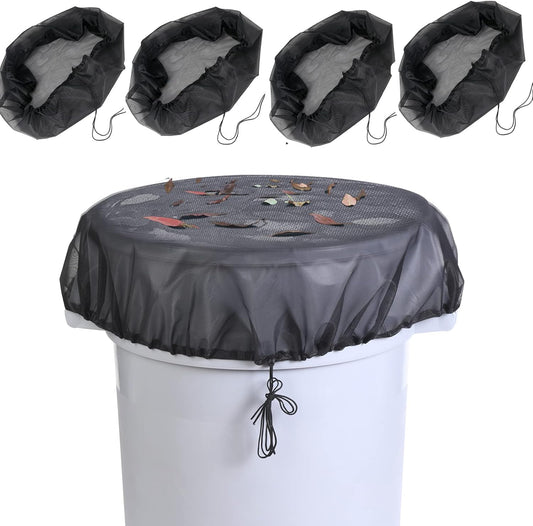 37.5 Inch Mesh Cover for Rain Barrel,Rain Bucket Leaf Filter Screen Cover,Pack of 2