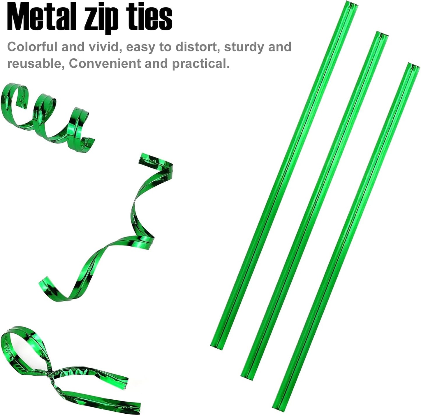 800 Pcs Metal Twist Ties 4 Inches Twist Straps for Bread Bags Candy Bags Snack Bags Halloween Party Cake Favor (Blue)