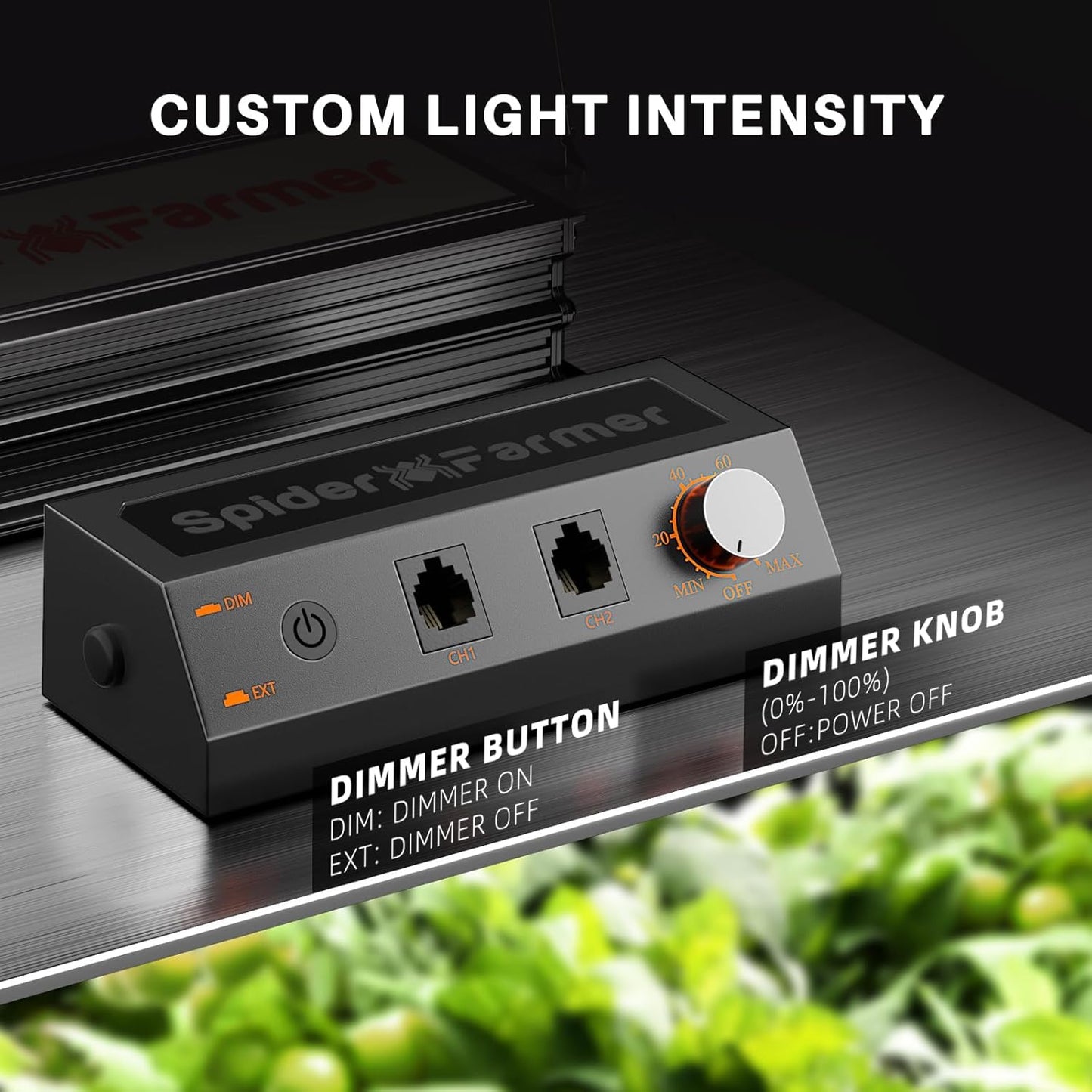 Spider Farmer SF2000, Samsung LM301H EVO Led Grow Light, Full Spectrum Plant Light, 200W Dimmable & High Efficiency & Deeper Penetration Lamps for Seed Starting Vegetables Bloom in 2x4 Grow Tent