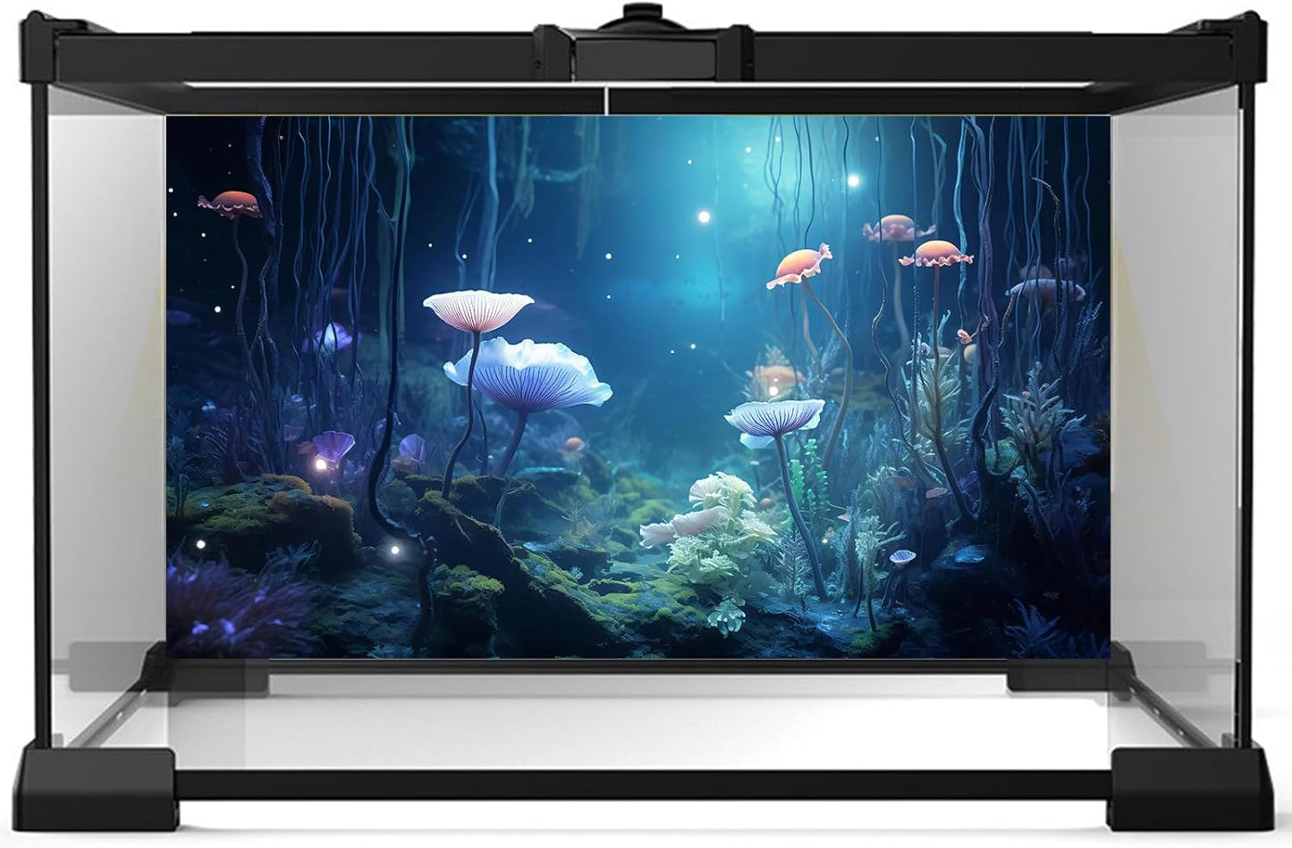 Aquarium Background Surreal Underwater Garden Fish Tank Background Lush Moss Aquatic Plants Tropical Style Landscape Terrarium Tank Backgrounds Under Sea World Aquarium Tank Wallpaper Poster 36x24in