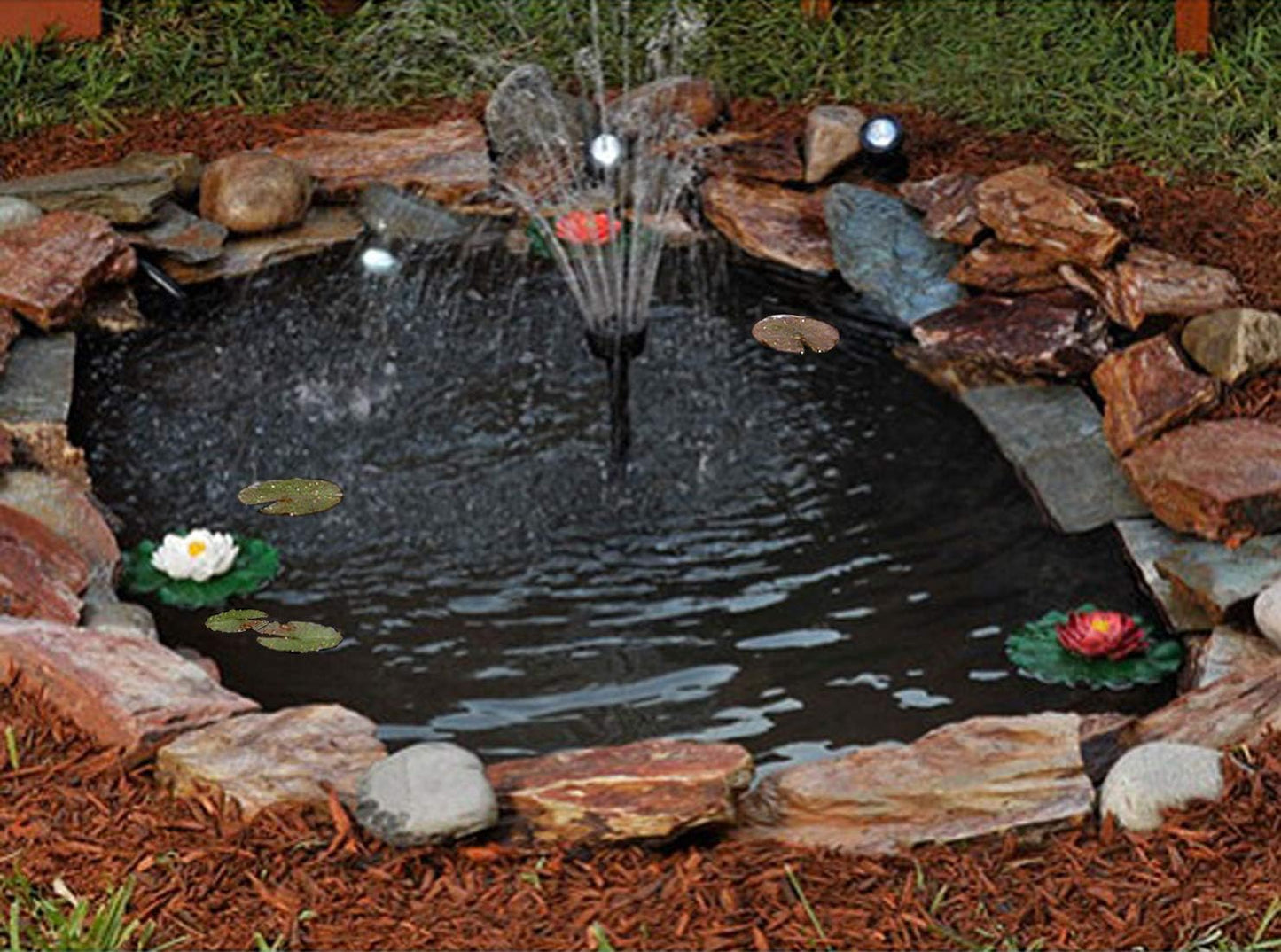 Pond Liner, 20 Mil 7 x 10 Feet Pond Liners for Outdoor Ponds, Black HDPE Fish Pond Liner for Koi Ponds, Streams Fountains and Garden Waterfall
