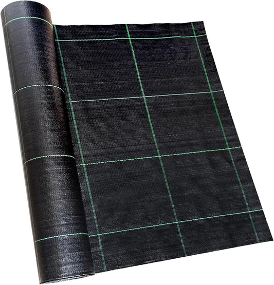 3ft x100ft Landscape Fabric -Heavy Duty Weed Barrier Fabric for Landscaping, Weed Blocker Cloth,Geotextile Fabric for Garden, Driveway & Ground Cover, Garden Weed Mats,Grid Design