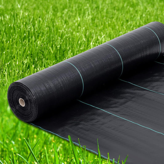 6.5ft x 330ft Weed Barrier Landscape Fabric Heavy Duty, Premium 3.2 Oz Ground Cover Weed Block Gardening Mat, Easy Setup & Superior Weed Control, for Erosion Control, Weed Barrier
