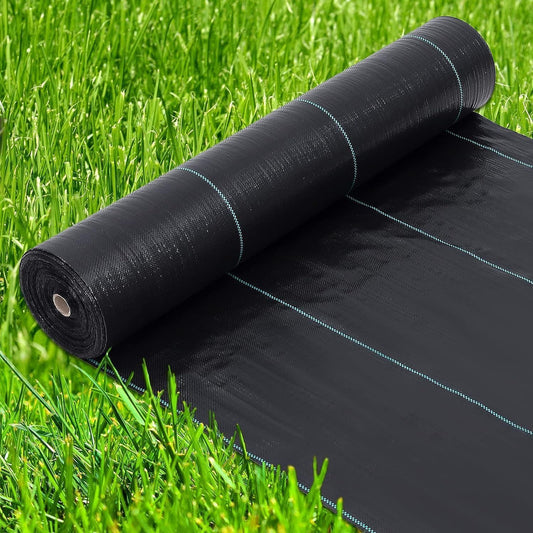 4ft x 250ft Premium Weed Barrier Landscape Fabric, 5oz Heavy Duty, Weed Control Fabric, High Permeability Good for Flower Bed, Driveway Fabric Ground Cover