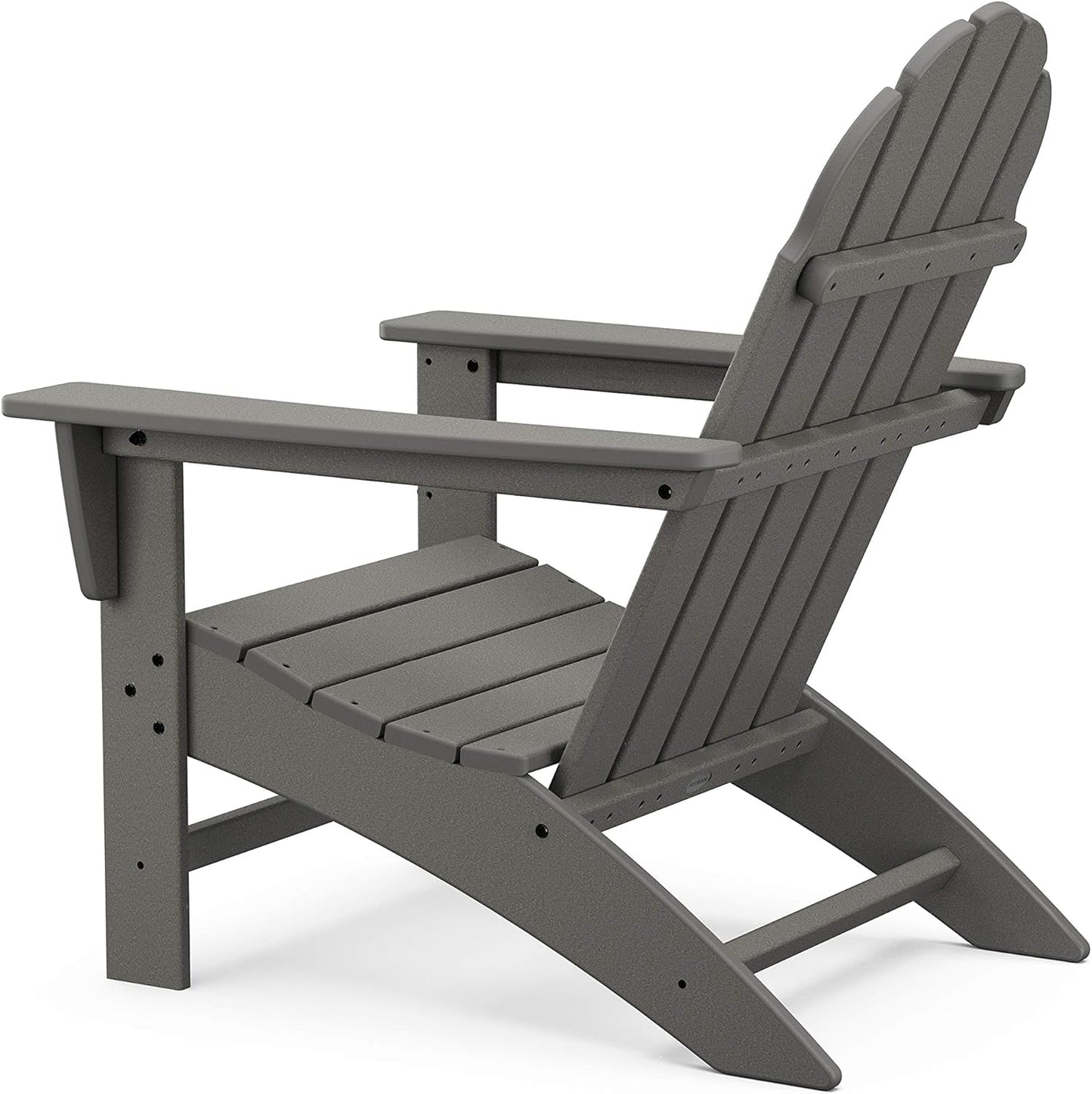 Polywood Vineyard Adirondack Chair, Lime Green