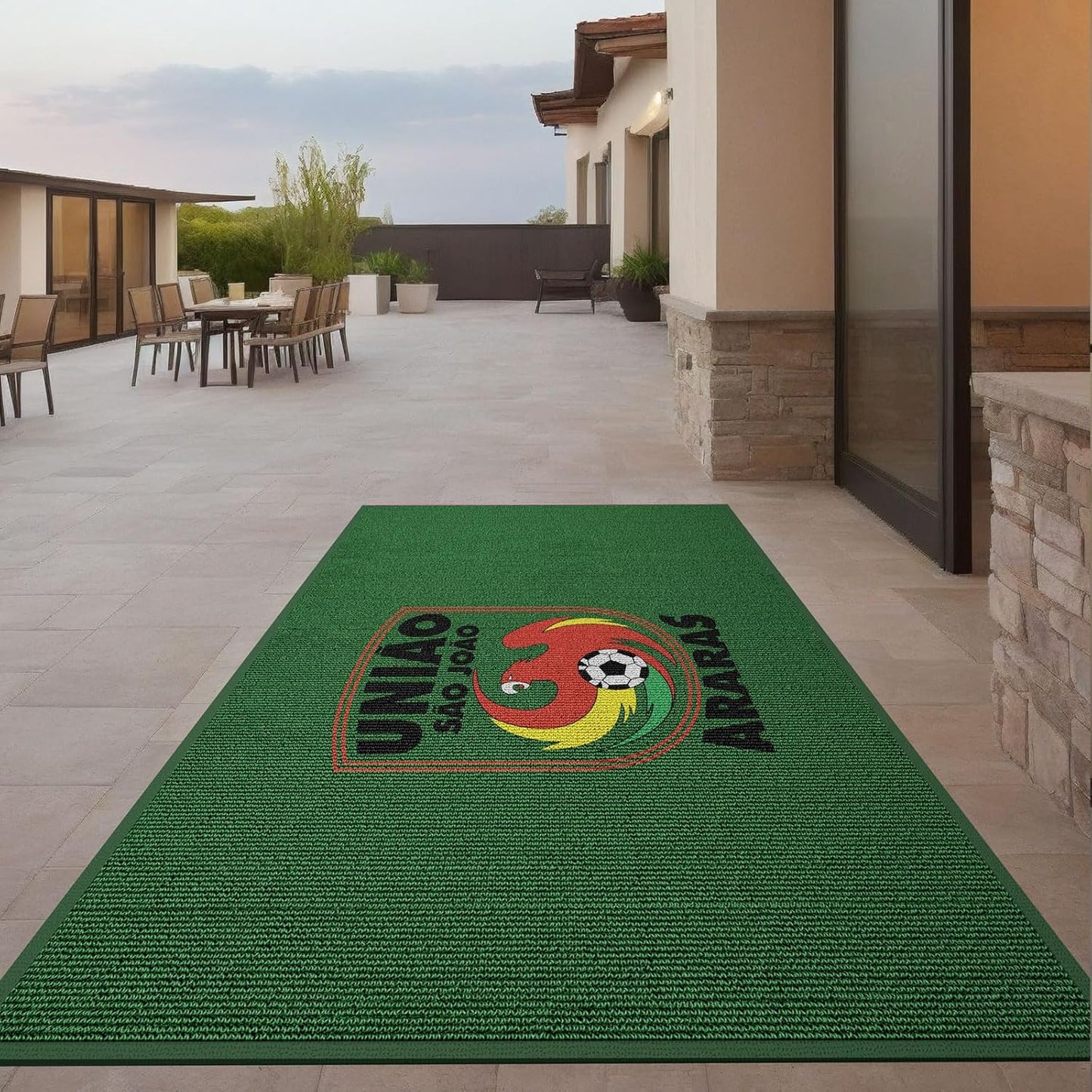 Custom Commercial Grade Area Rug with Any Logo Size Color Shape Floor Entryway Door Mat Welcome Carpet for Business Home Indoor/Outdoor Non Slip Washable Durable