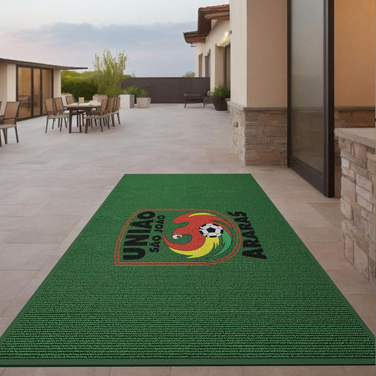 Custom Commercial Grade Area Rug with Any Logo Size Color Shape Floor Entryway Door Mat Welcome Carpet for Business Home Indoor/Outdoor Non Slip Washable Durable