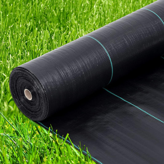 6.5ft x 300ft Weed Barrier Landscape Fabric Heavy Duty, Premium 3 Oz Ground Cover Weed Block Gardening Mat, Easy Setup & Superior Weed Control, for Erosion Control, Weed Barrier