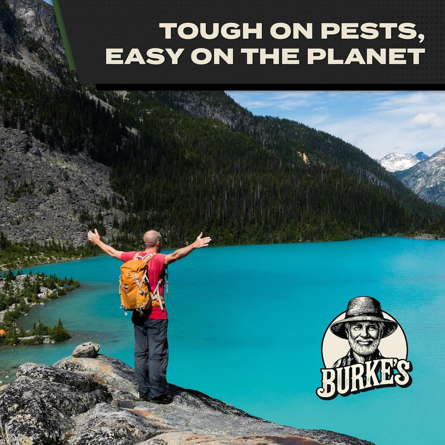 Burke's Mosquito Repel Spray, DEET-Free Mosquito Repellent for Skin & Outdoor Protection, 6 oz (180mL)