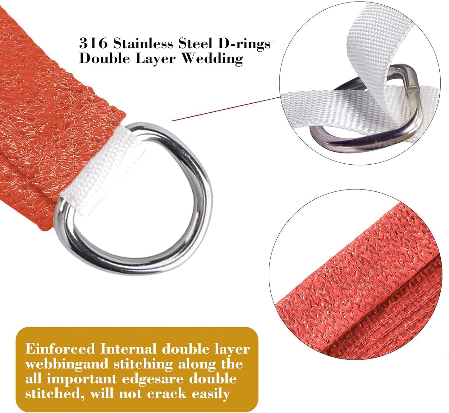 15' x 17' Red Rectangle Sun Shade Sail SSP1212 Canopy Durable Fabric UV Block Awning,We Make Custom Orders