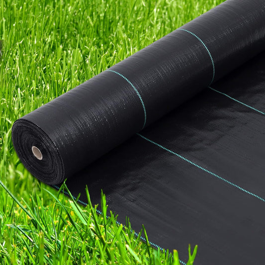 3ft x 300ft Weed Barrier Landscape Fabric Heavy Duty, Premium 3.2 Oz Ground Cover Weed Block Gardening Mat, Easy Setup & Superior Weed Control, for Erosion Control, Weed Barrier