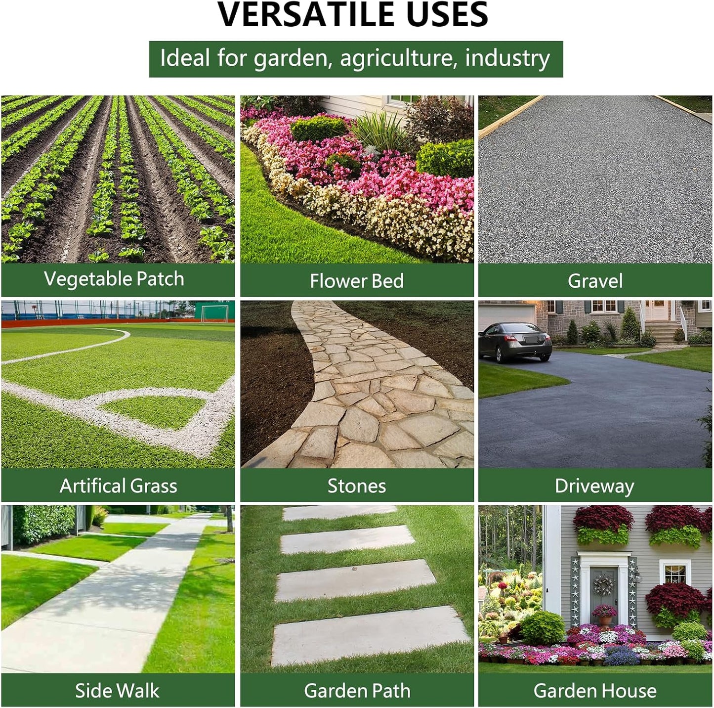 Broadfashion Woven Landscape Fabric 5.8oz, 4 x 100FT Weed Fabric Barrier, Double Layer, Garden Fabric Weed Barrier, Weed Control Fabric Ground Cover, Gardening Mat for Garden Beds